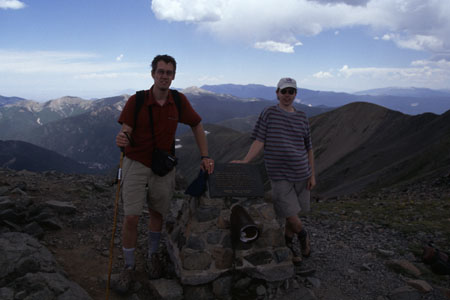 Beweißphoto: Wheeler Peak. (27.329 Byte)